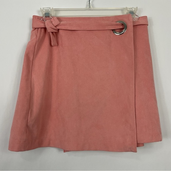 Abercrombie & Fitch Faux Suede Wrap Skirt Size 2 - Picture 1 of 7